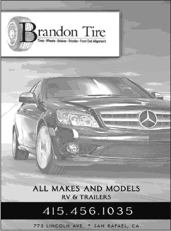 Brandon Tire San Rafael Ca 415 456 1035