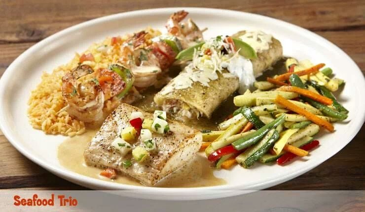 Seafood Trio Delicioso Yelp Photo Of Acapulco Mexican Restaurant Y Cantina Portland Or United States Seafood