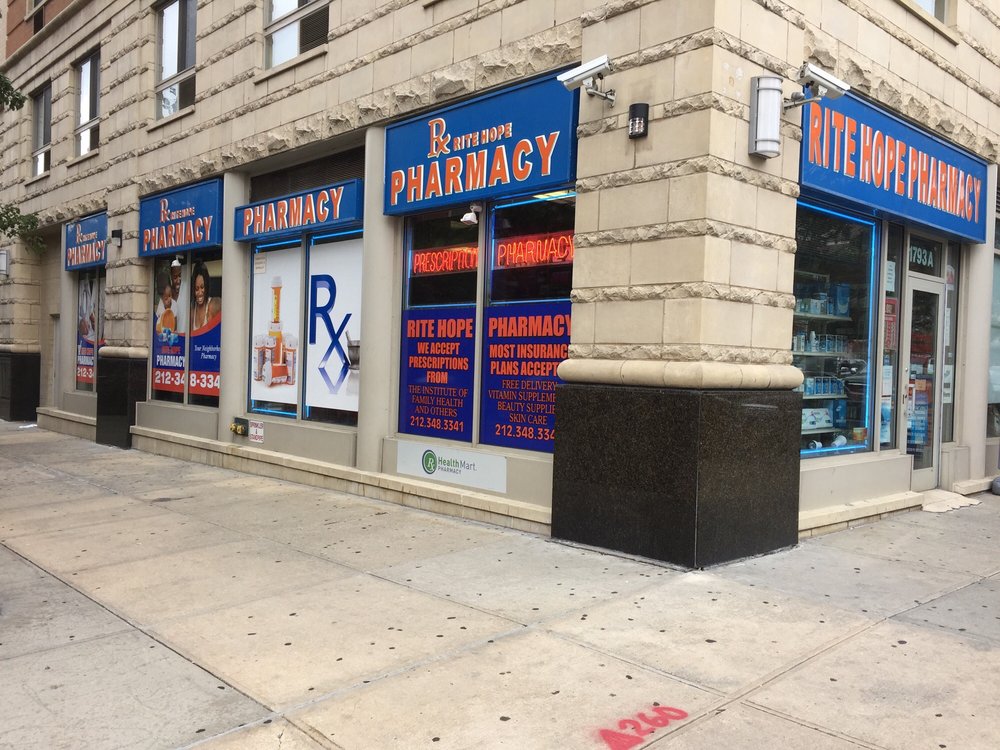 Rite Hope Pharmacy Incorporated Drugstores 1793 Madison Ave, East