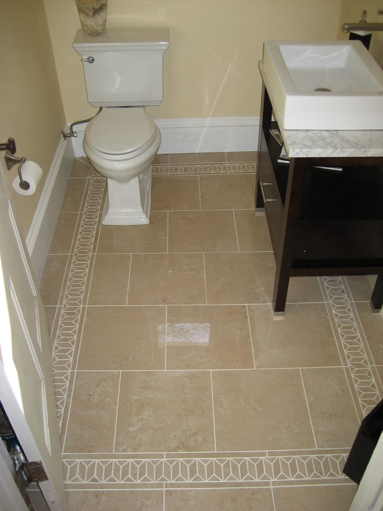 1880 S Bathroom Remodel With Custom Pattern Tile Floor To Match Photo Of Hercules Design Build Webster Groves Mo United States 1880 S Bathroom