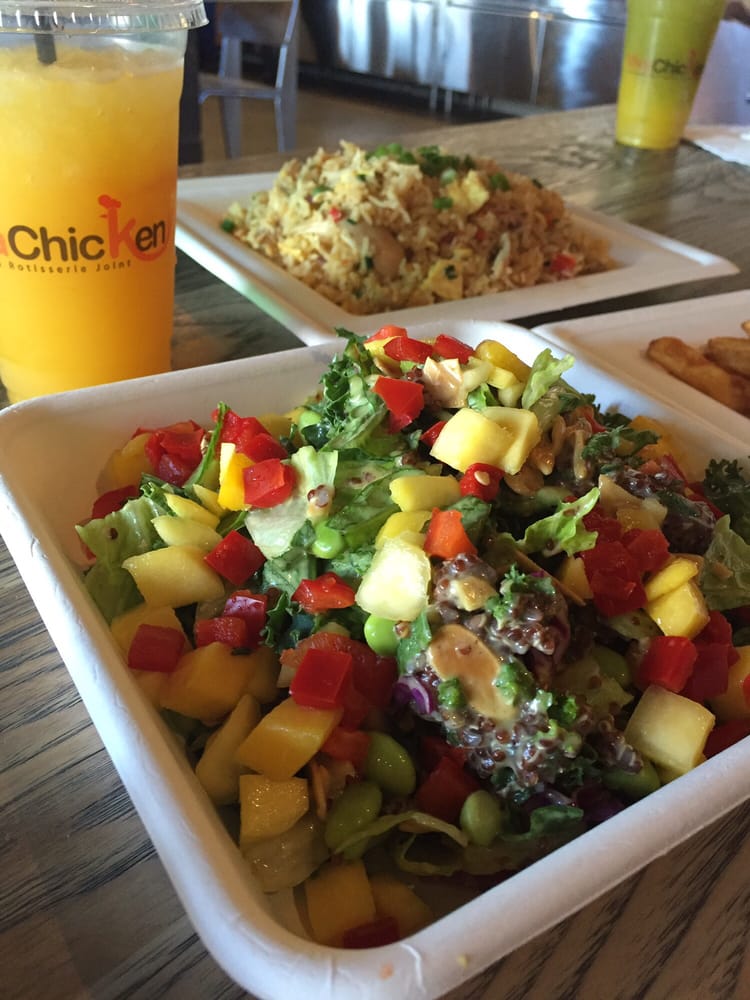 Andina Power Food Salad Arroz Chaufa De Pollo Yelp