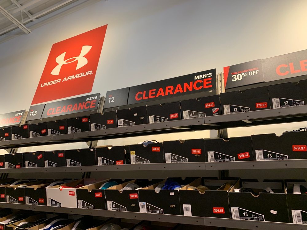 under armour closeouts