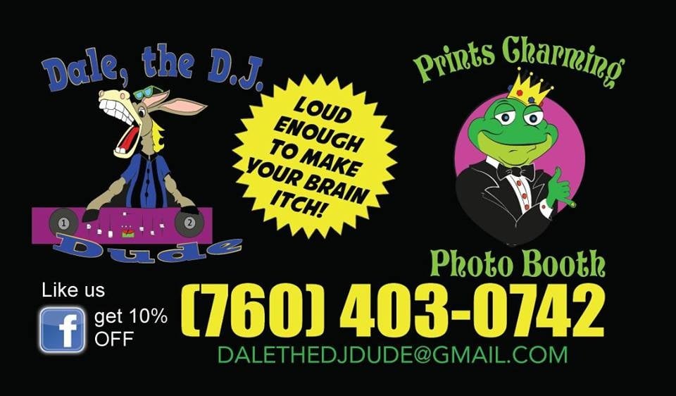 Dale The D.J. Dude Prints Charming Photo Booth