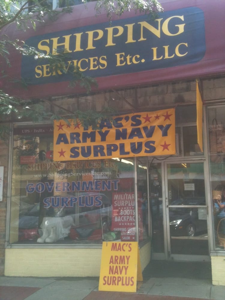 Mac’s Army Navy Store Military Surplus 138 S Broadway, Salem, OH