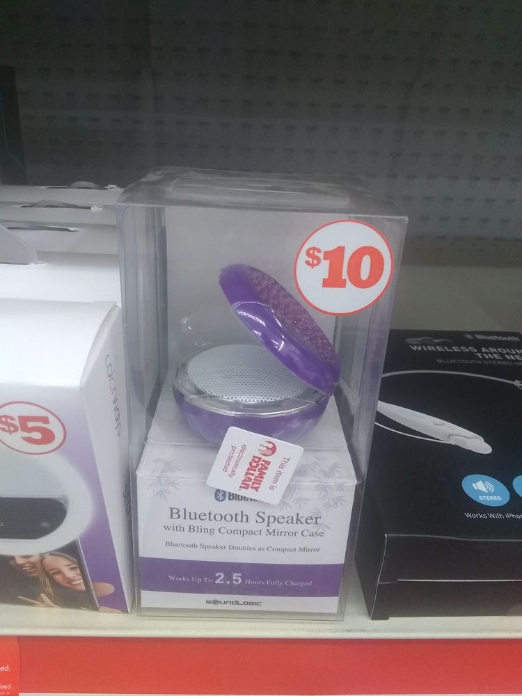 bluetooth speakers at family dollar