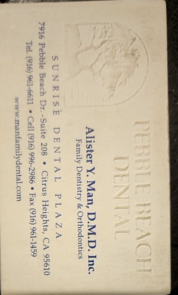 image of business Alister Y Man, DMD