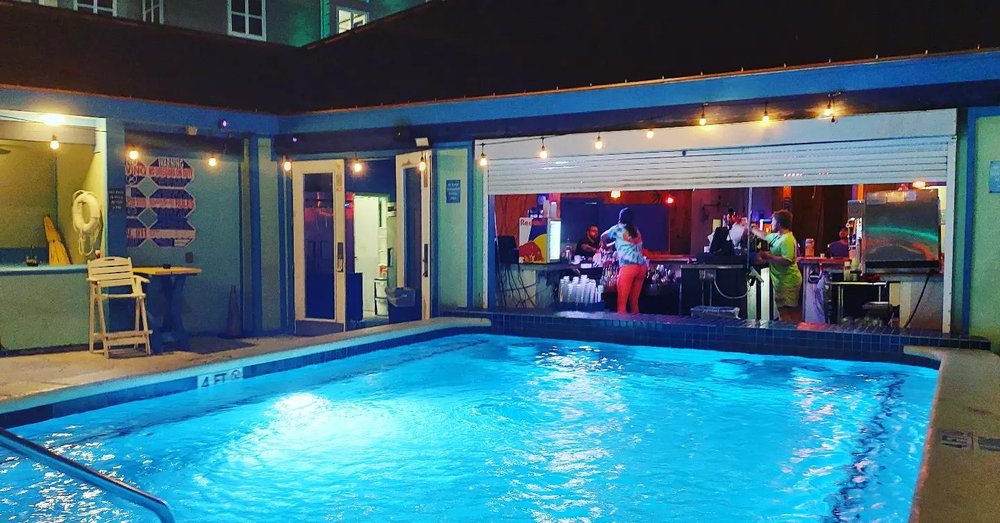 Float Pool & Patio Bar