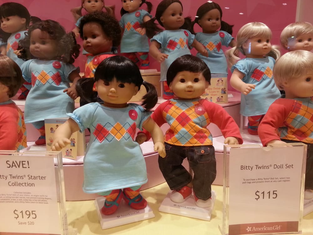 purchased the itty bitty twin girl separately at 75 115 as a set