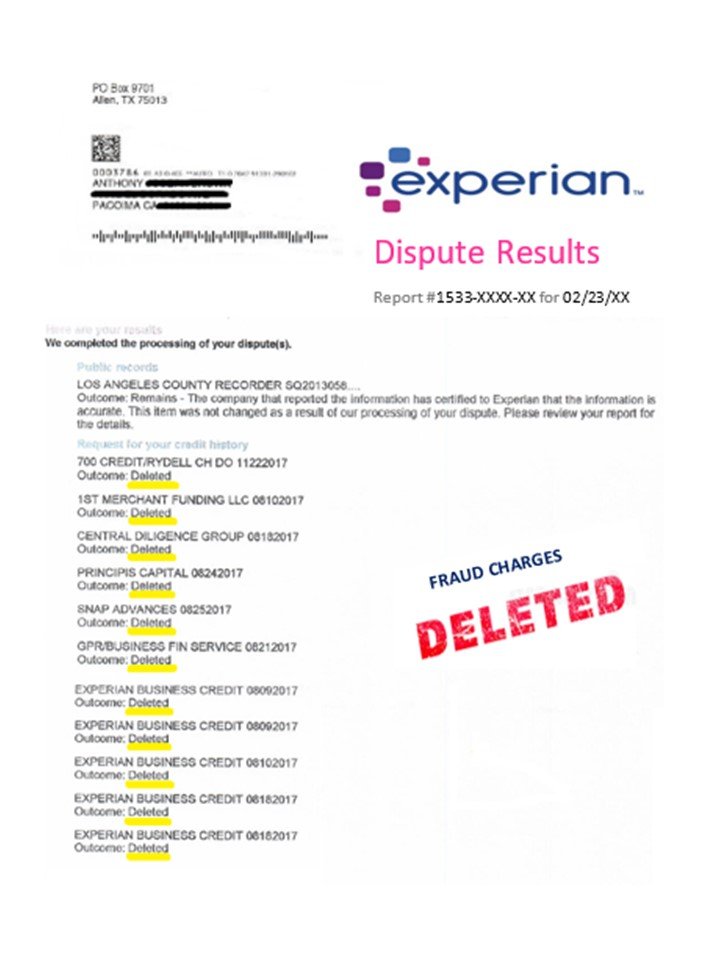 Imax Credit Repair Firm