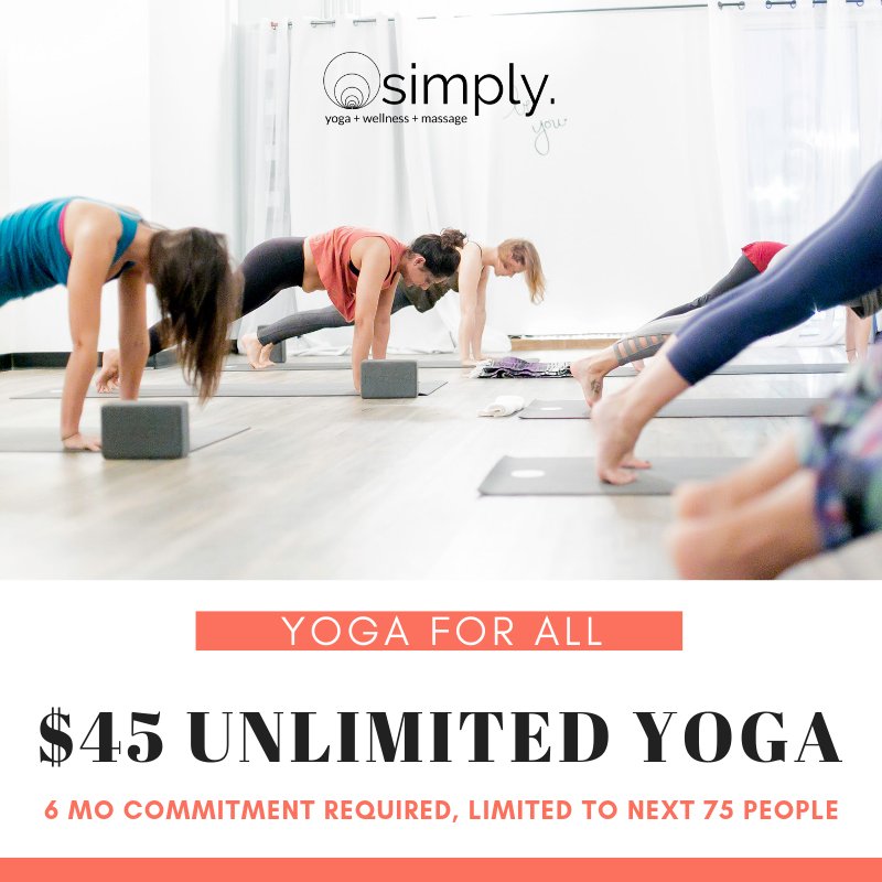 Simply. yoga + wellness + massage