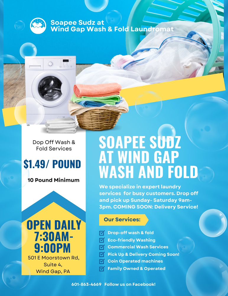 Soapee Sudz Laundry