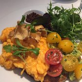 Photo of Ottolenghi - London, United Kingdom. Scrambled eggs with rose harissa (I subbed the tofu for eggs)