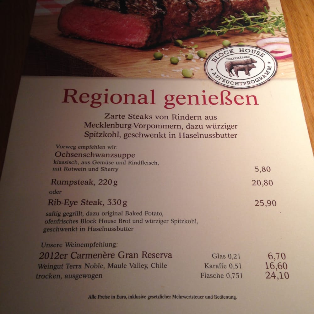 Block House 25 Photos & 82 Reviews Steakhouses Schloßstr. 48