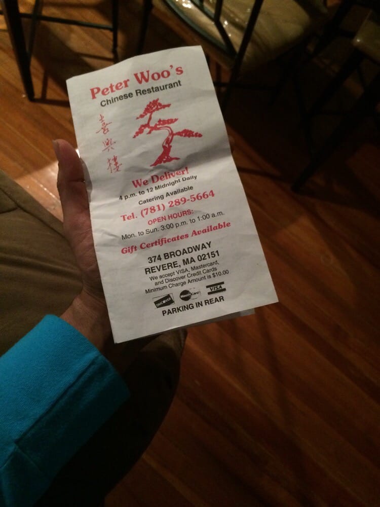 Peter Woo S Restaurant In Revere Peter Woo S Restaurant In Revere