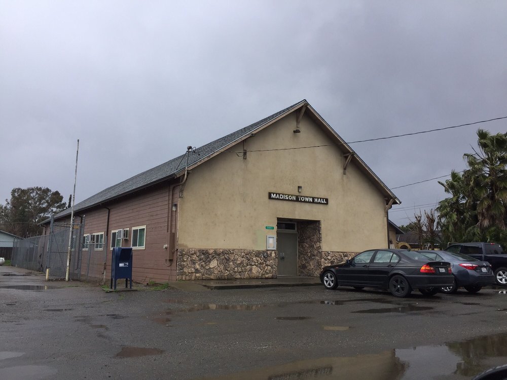 Madison Town Hall Town Hall 29041 Main St, Madison, CA Phone