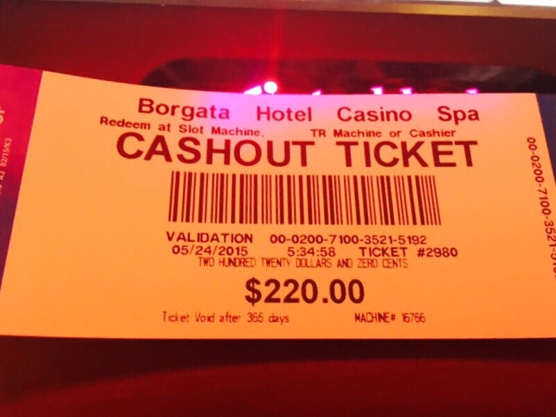 Borgata casino ticket office