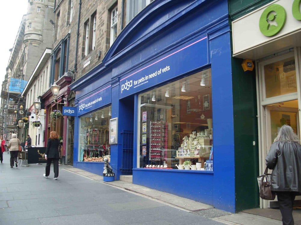 PDSA Thrift Stores 115 High Street, Royal Mile, Edinburgh, United