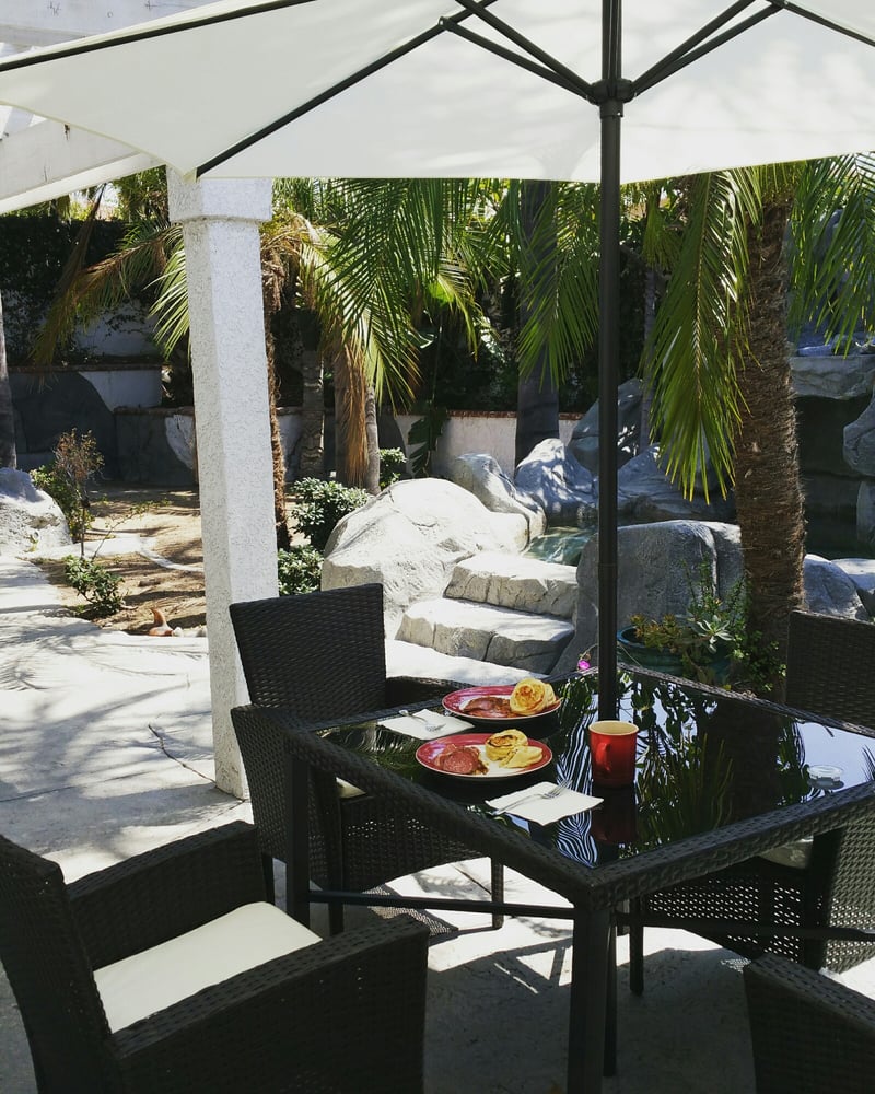 Enjoying The Patio Furniture With Some Homemade Brunch Yelp Photo Of Loves Furniture Los Angeles Ca United States Enjoying The Patio