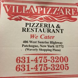 Villa Pizzare Patchogue Menu Villa Pizzare Patchogue Menu