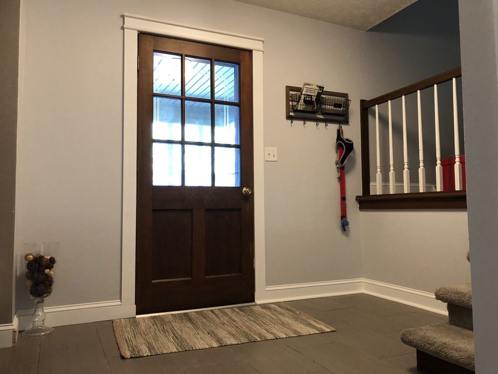 Baseboards Door Trim All Custom Worked Yelp Photo Of Simple Solutions 510 Bellevue Ne United States Baseboards Door