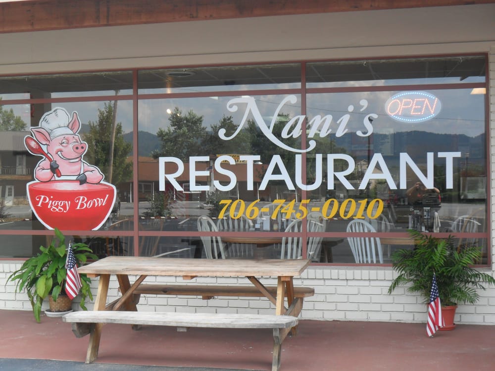 Our location Nani's Restaurant on Downtown Blairsville, Yelp