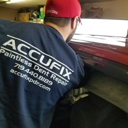 accufix paintless dent repair mobile dent repair 2810 janitell dent works colorado springs