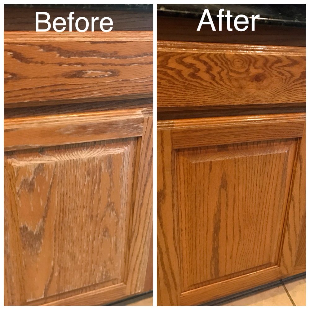 Water Damage Under Kitchen Sink Repaired And Refinished Yelp