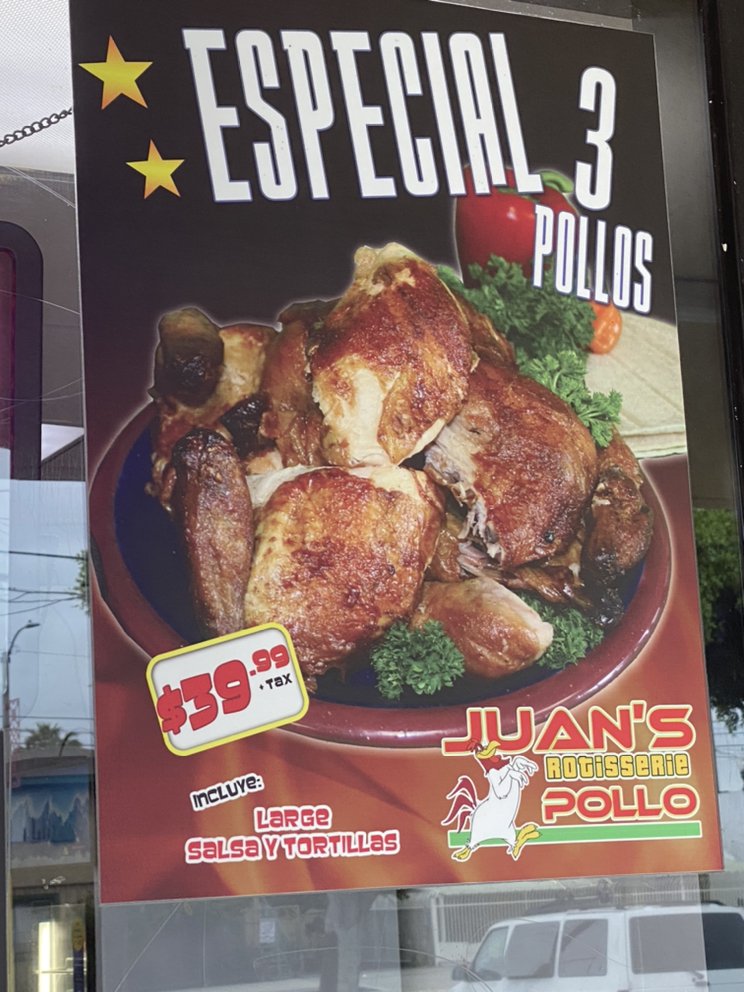 Juan's Rotissiere Pollo
