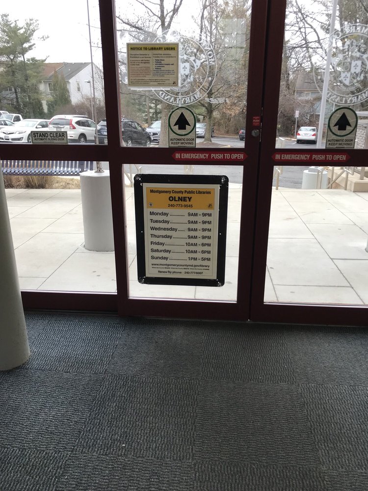 Montgomery County Public Libraries - Olney Branch