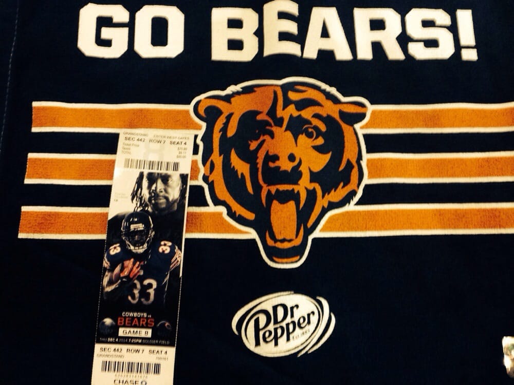 Chicago Bears Game Day Giveaway - gem s ticket to game 8 tnf 12 4 14 bears v cowboys soldier field chicago il Chicago Bears Game Day Giveaway - gem s ticket to game 8 tnf 12 4 14 bears v cowboys soldier field chicago il