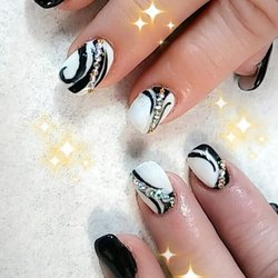 Black Stiletto Nails 45 Photos Reviews Nail Salons 118 Photo Of Black Stiletto Nails San Antonio Tx United States Love My