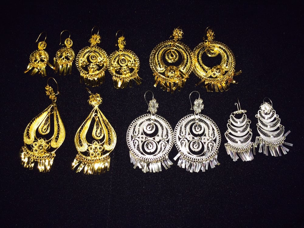Traditional Mexican Earrings In Diffe Sizes Yelp Photo Of Folklore De Mexico Hacienda Heights Ca United States Traditional Mexican