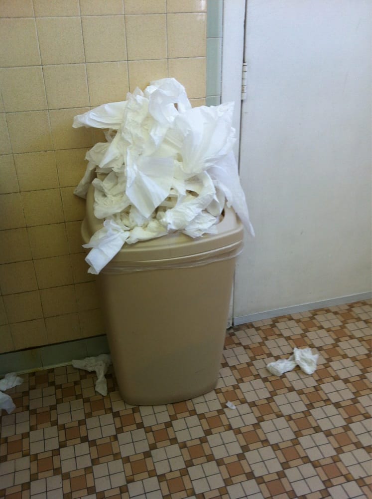 Disgusting bathrooms but last stop for 40 miles Yelp