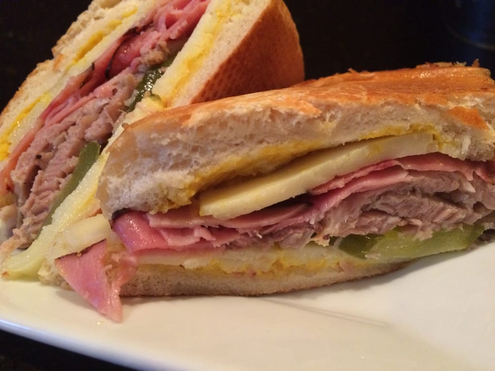 "Scottsdale Cubano"...Roasted Pork, Black Forest Ham, Dill Pickles, Swiss Cheese, and Mustard