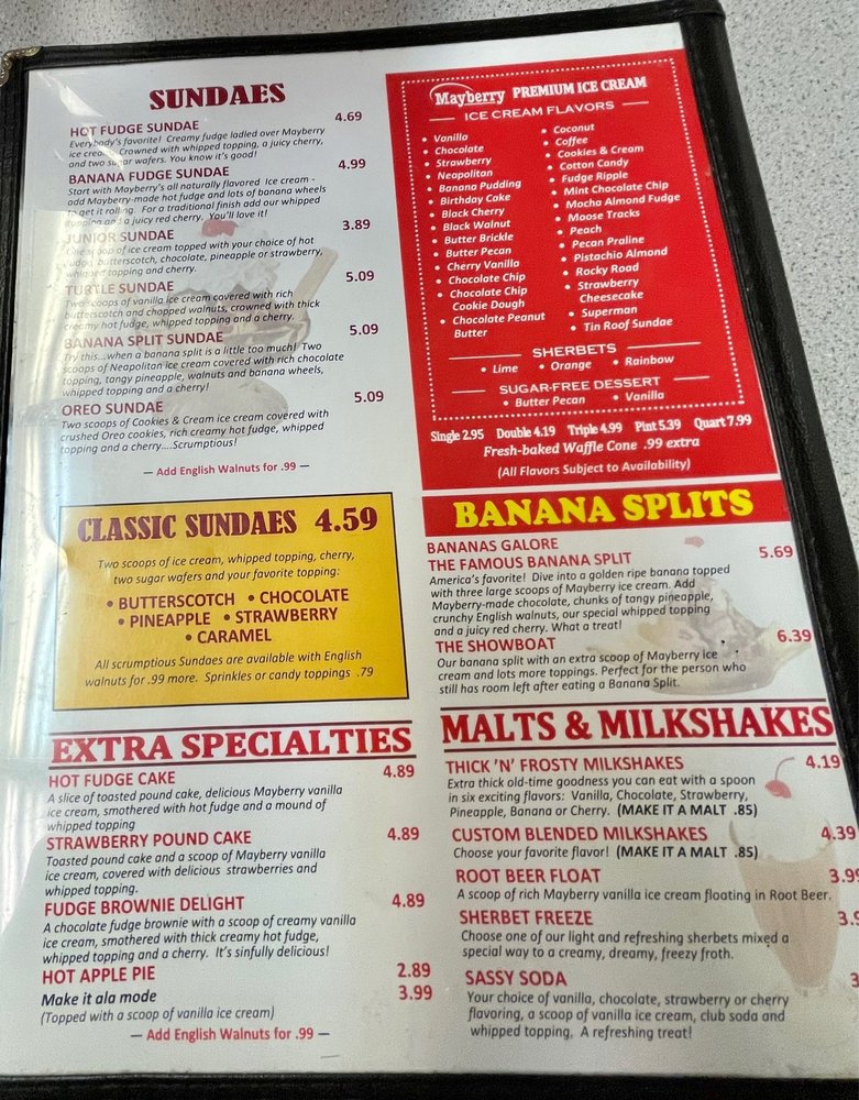 Mayberry Ice Cream Restaurants