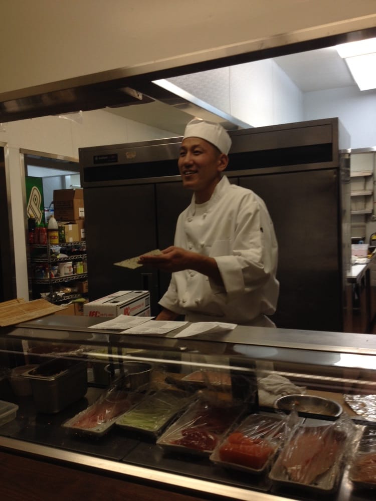 Sushi master amazing chef, artist, and down right humble