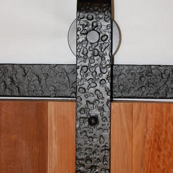 Hammered Flat Track Barn Door Hardware Yelp Hammered Flat Track Barn Door Hardware Yelp