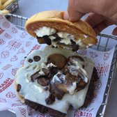 Smashburger 177 Photos 277 Reviews Burgers 409 N Pacific Photo Of Smashburger Redondo Beach Ca United States Black Bean Truffle Burger