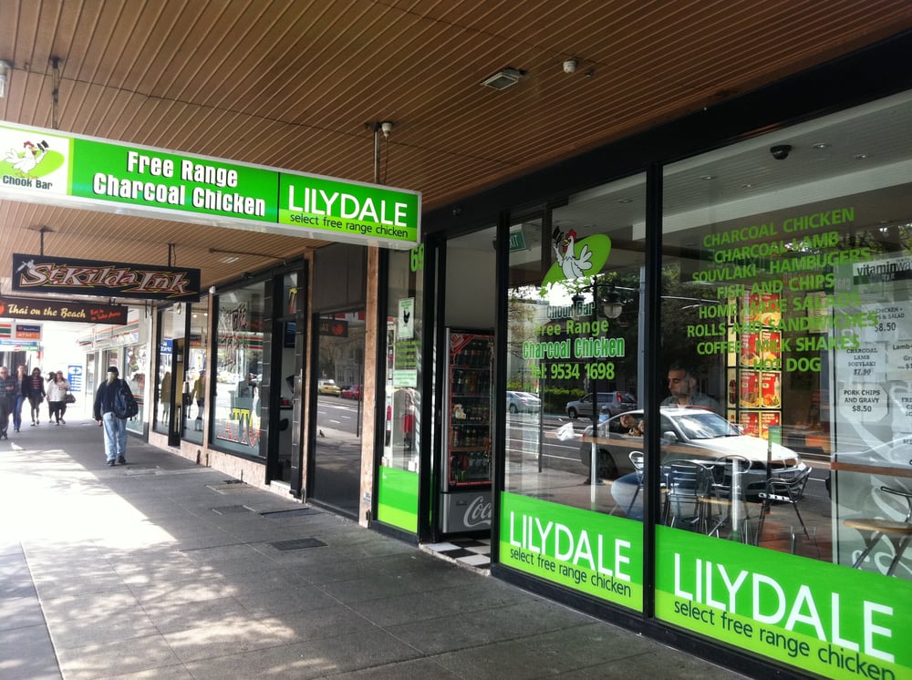 fitzroy charcoal chicken Free Chicken Range  Fastfood Chook Bar Lilydale Charcoal