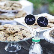 Photo of Antoine's Cookie Shop - San Mateo, CA, United States. Milk and cookies bar catered by Antoine's cookies!