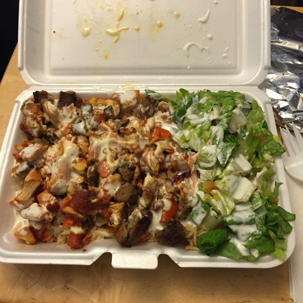 halal lamb over rice recipe