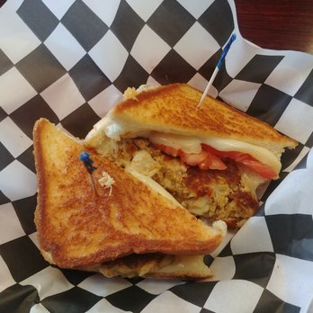 The Grilled Cheese Crab Cake 303 Photos 390 Reviews American Photo Of The Grilled Cheese Crab Cake Murrells Inlet Sc United States