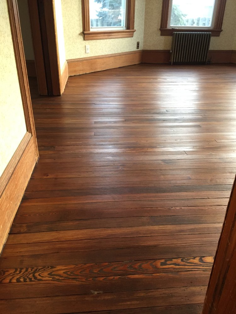 115 Year Old Heart Pine Douglass Fir Refinished Repaired And