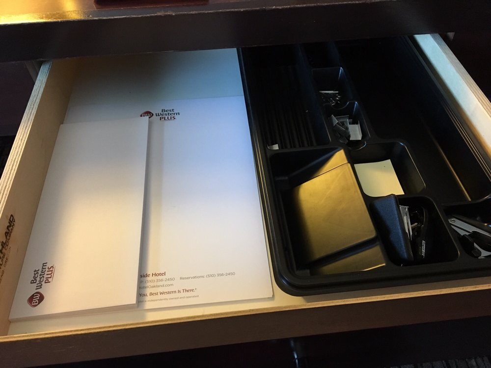 Even Stationary And Office Supplies If Needed In Desk Room Yelp Photo Of Best Western Plus Bayside Hotel Oakland Ca United States Even