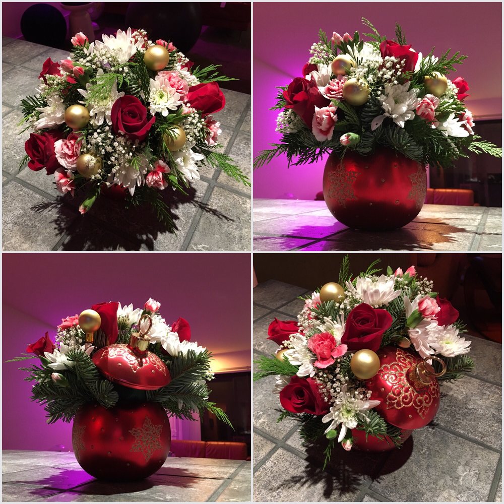 Beautiful Christmas Arrangement Elegant But Modern And Stuffed Photo Of The Growing Co Ventura Ca United States Beautiful Christmas