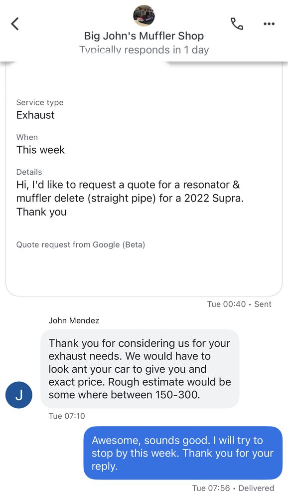 Big John's Muffler Shop