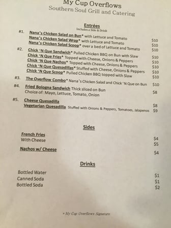 My Cup Overflows Food Truck