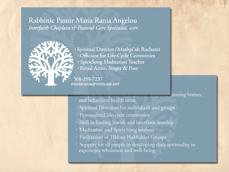 Spiritual Directors Business Cards Best Business Card For A Chaplain Yelp