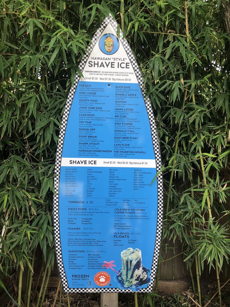 Kahuna Joe's - Hawaiian Shave Ice