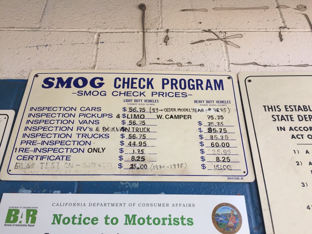 Smog check coupons marina del rey
